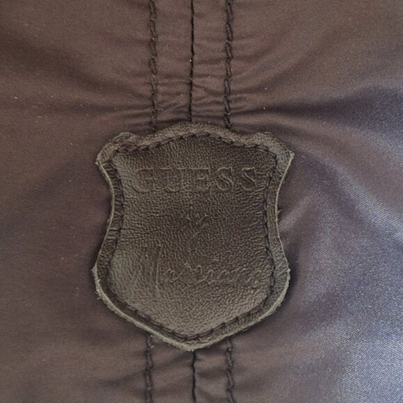 GUESS BY MARCIANO JAYDE Down Puffer Coat Jet Black SIZE LARGE - Picture 11 of 14